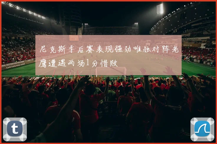 尼克斯季后赛表现强劲唯独对阵老鹰遭遇两场1分惜败